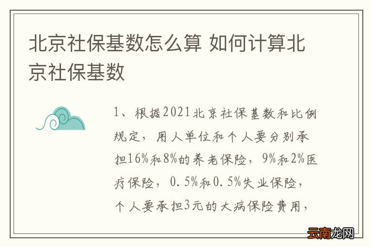 北京社保最新缴费基数,北京社保最新缴费基数详解